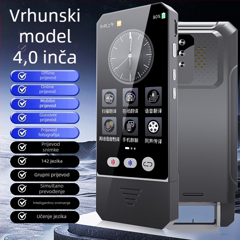 Pametni offline prevoditelj s funkcijom skeniranja — višenamjenski putni alat s prijevodom u realnom vremenu na više jezika