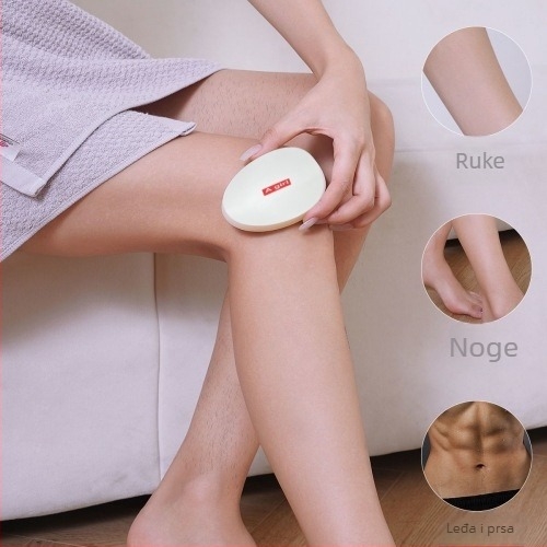 Ručni alat za uklanjanje dlaka od nano-stakla za noge — kućna upotreba, bez oštrica, ispiranje vodom