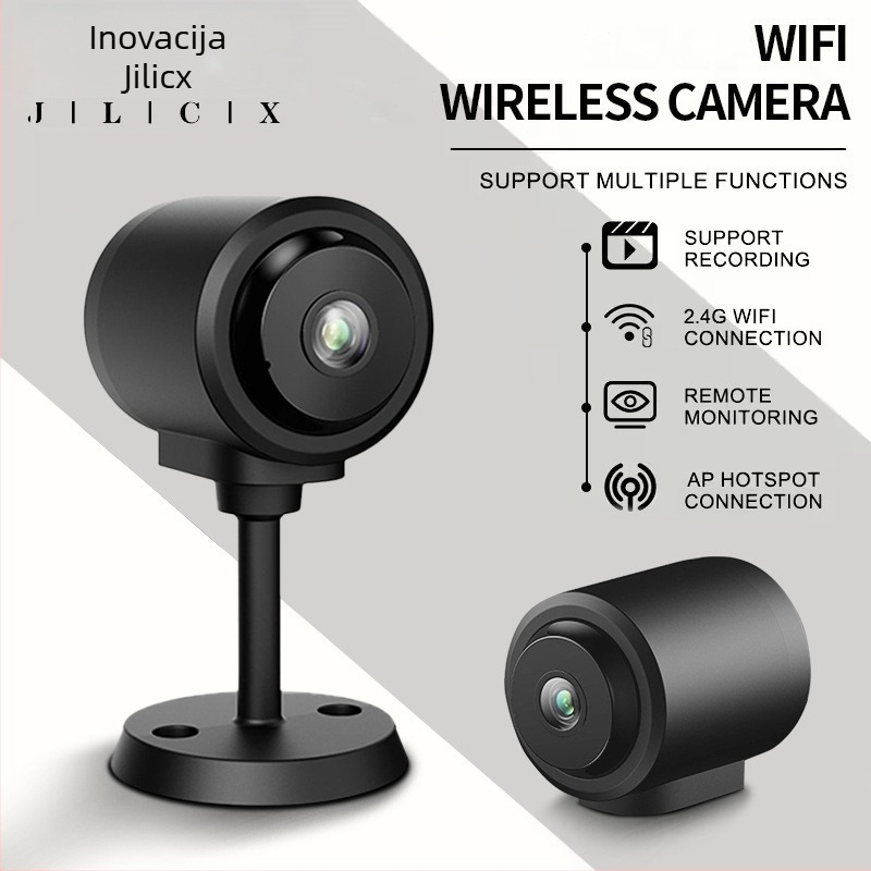 Domaća bežična kamera C1 (1080p, noćni vid, MicroSD, Wi‑Fi)