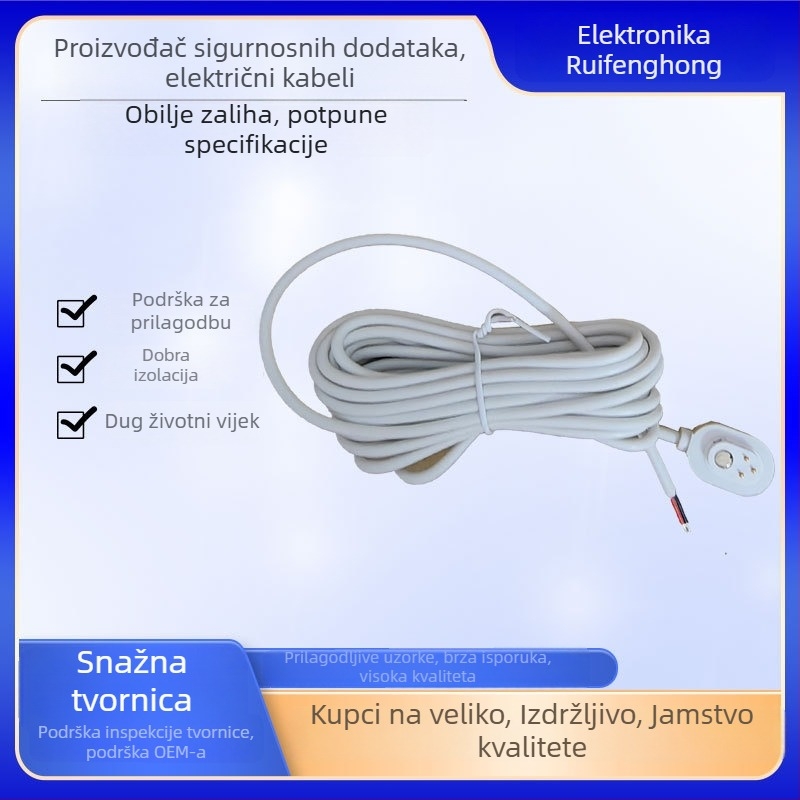 Kabel za nadzornu kameru s magnetskim sučeljem (Proizvođač Ruifenghong; Model R003; Kompatibilno s nadzornim kamerama)