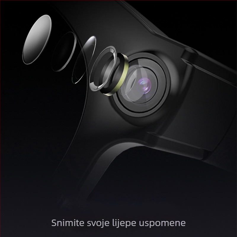 AI pametne naočale s 2 MP kamerom, na nosenje na glavi, bežični domet 5–10 m, upravljanje gumbom, težina 43 g