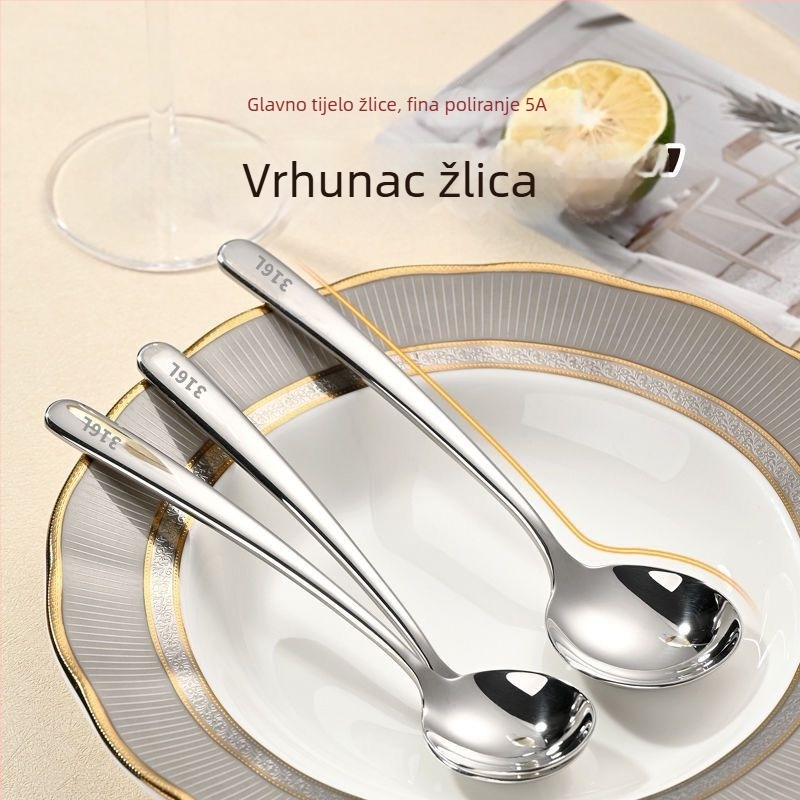 Žlica – staklo, vrhunski stil, jednostavan dizajn, Brand Unique