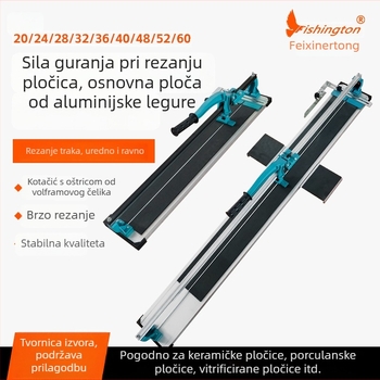 Ručni rezač pločica — Tip Push Knife, prijenosni, za rezanje staklenih i keramičkih pločica, model Push Knife Type, porijeklo Ningbo, Kina