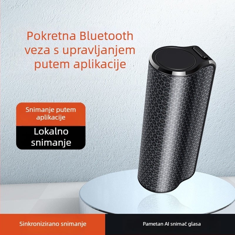 AI zapisnica olovka s transkripcijom i prijevodom pokrenuta ChatGPT-om, Bluetooth, upravljanje aplikacijom, MP3/WAV formati, TF kartica