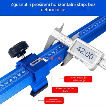 Manta T-tip gurajući nož za rezanje pločica, kamenih ploča i stakla — držač noža protiv sudara, visoka preciznost rezanja