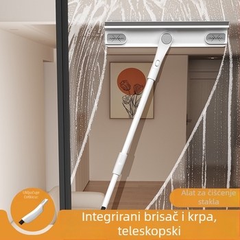 Dvostrani alat za čišćenje prozora za kućnu upotrebu – Wanben, plastični, ručni