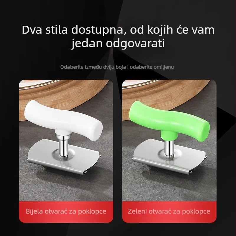 Nehrđajući čelični otvarač poklopaca za staklene staklenke – Višenamjenski, mogućnost otiska logotipa