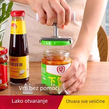 Nehrđajući čelični višefunkcionalni otvarač za boce, konzerve i stakene posude