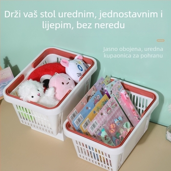 Ručni plastični koš za tuširanje, model 01 (PP, model 01, modern minimalist stil, košarica za pohranu, 2024)