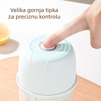 Električni gnječilnik češnjaka za kućnu upotrebu, staklena kućišta, 5V, 30W, 50 Hz, za češnjak i chilli