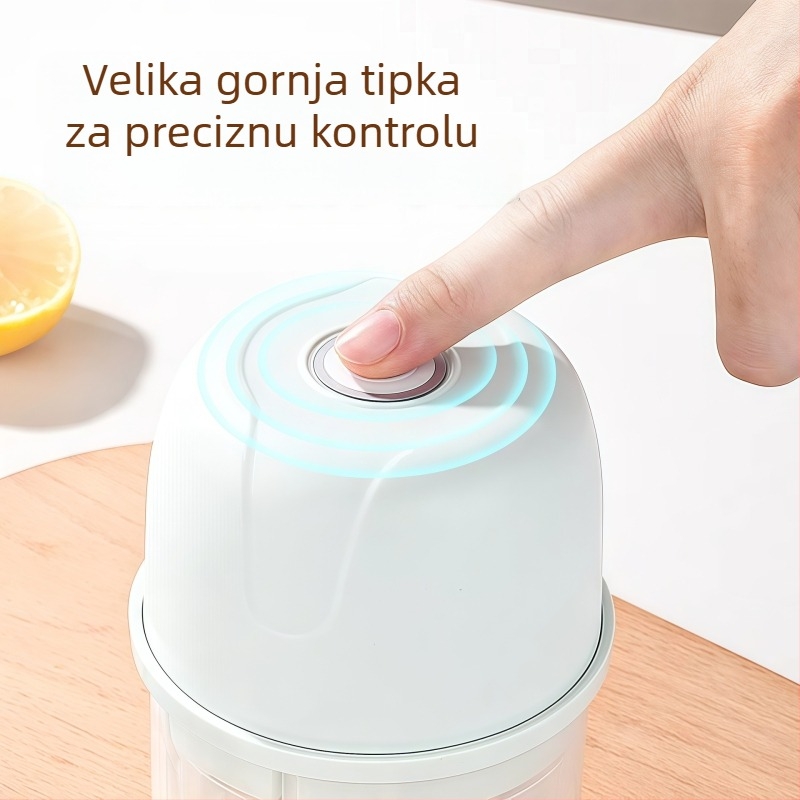 Električni gnječilnik češnjaka za kućnu upotrebu, staklena kućišta, 5V, 30W, 50 Hz, za češnjak i chilli