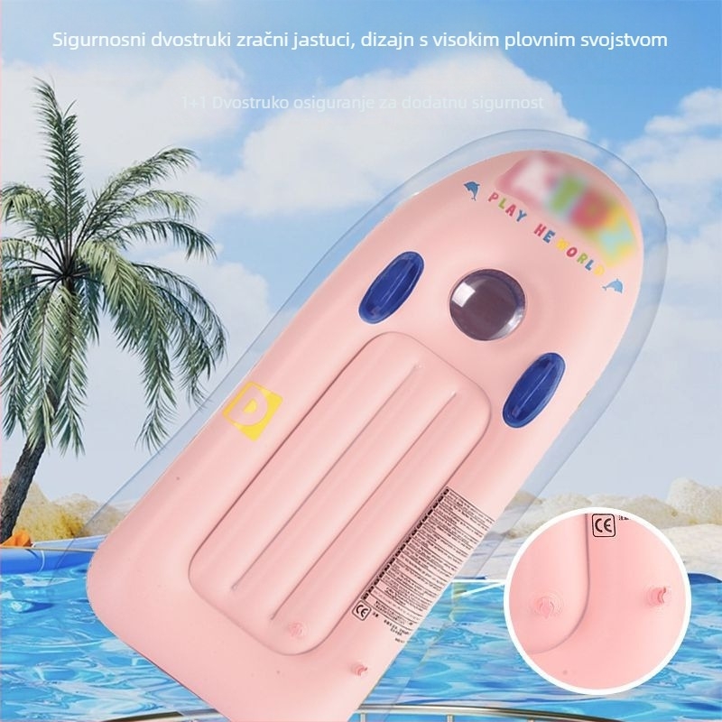 Naduvana dječja daska za surfanje s ručkom – PVC materijal