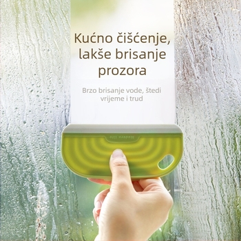 Mini silikonasti čistač stakla za kupaonicu – jednostrani brisač od plastike, kućna upotreba, PF ziplock pakiranje, 500 kom/kutija