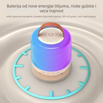 Bežični karaoke zvučnik s integriranim mikrofonom i ugrađenom baterijom, 5W, Bluetooth 5.3, 20Hz–20kHz, IPX3