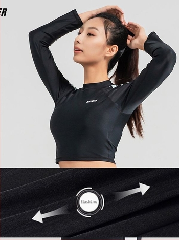 NAEKER Ženski surfsuit – UV zaštita, jednopojasni gornji dio, tkanina od kemijskih vlakana, pogodan za ronjenje