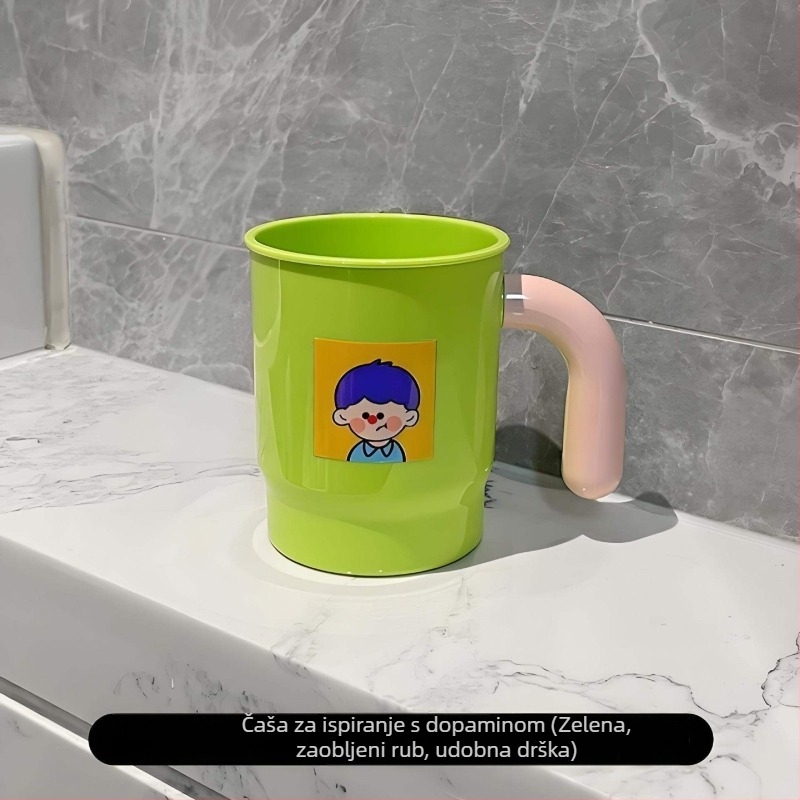 Plastična čaša za ispiranje usta i čaša za četkicu za zube, za domove i djecu