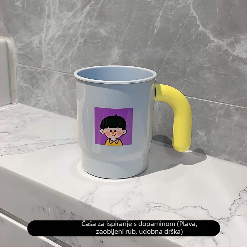 Plastična čaša za ispiranje usta i čaša za četkicu za zube, za domove i djecu