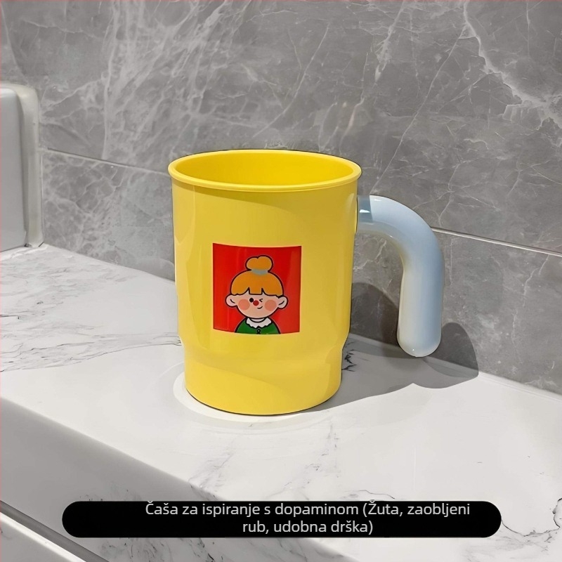Plastična čaša za ispiranje usta i čaša za četkicu za zube, za domove i djecu