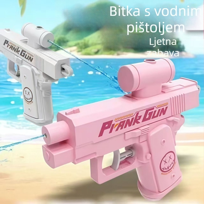 Pistolj za vodu s dvostrukim prskanjem — interaktivna vodena igračka, model AL948595038406, pakiranje u OPP vrećici, za uzrast 15–35 godina