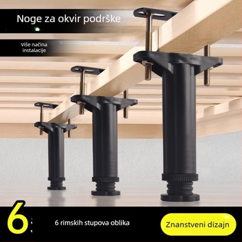 Noge okvira kreveta — plastika, model JD0125, za ladicu, moderni minimalistički stil, injekcijsko oblikovanje