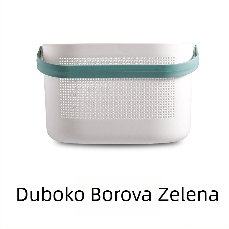 Japanski stil plastična korpa za kupaonicu za potrepštine, marka Red Dust, pakiranje 40 komada