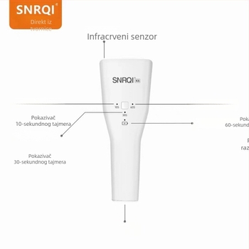 Saiki K6 Prijenosna induktivna lampa za nokte s punjivom baterijom, za salone