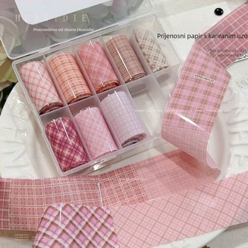 Papir za prijenos noktiju – Uzorak: leptir, zvijezde; Stil: sladak, francuski, malo svježe, nježni luksuz; Podrijetlo: Zhejiang