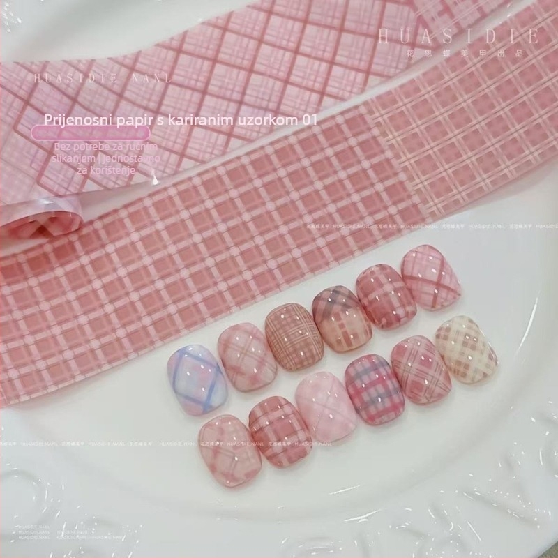 Papir za prijenos noktiju – Uzorak: leptir, zvijezde; Stil: sladak, francuski, malo svježe, nježni luksuz; Podrijetlo: Zhejiang