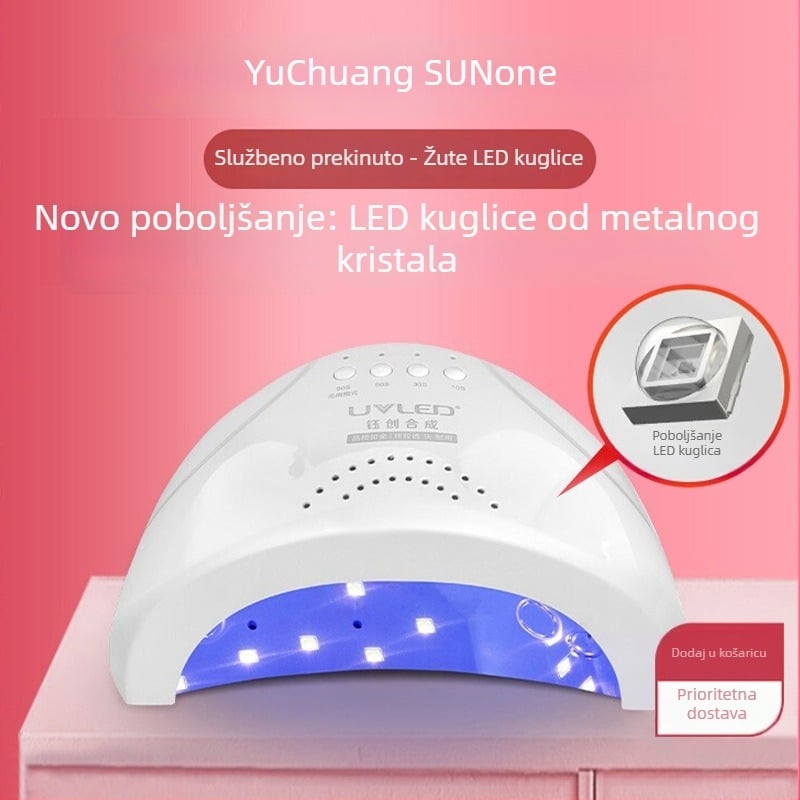 Sunone No.1 UV LED lampa za nokte, 48W, profesionalna salonska lampa za sušenje gel laka