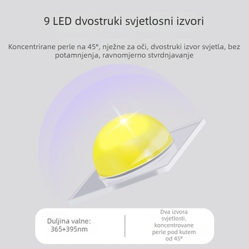 Uređaj za fototerapiju noktiju s inteligentnim senzorom i punjivom baterijom, salonska lampa; Diamond Table Lamp model; Zhejiang podrijetlo; OEM
