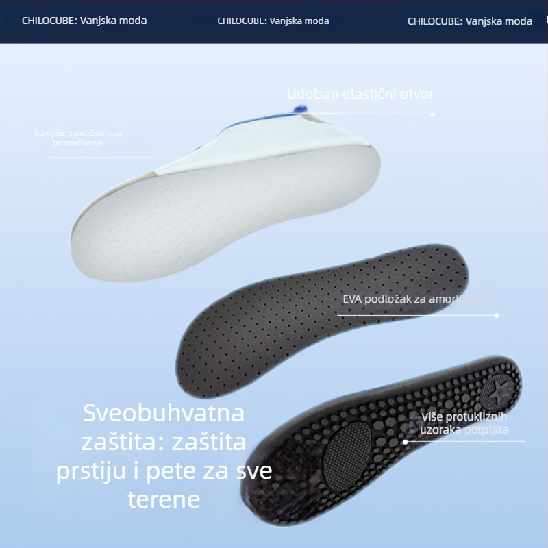 Cipele za rijeke i vodene sportove – protuklizna potplata, EVA srednji sloj, karbonska gumena đon, brzo sušenje, niski gornji dio