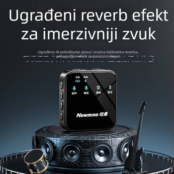 Newman MC205 Žični Lavalier mikrofon, omnidirekcionalni, ugrađena baterija 100–300 mAh, trajanje baterije 6–8 h