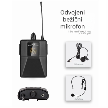 Profesionalni mikrofon WU31ET za snimanje s kardioidnim prijemom, frekvencijski opseg 60 Hz–15 kHz, SNR ≥95 dB, dimenzije 178×69×29 mm