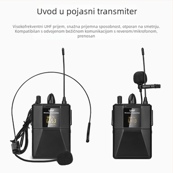 Profesionalni mikrofon WU31ET za snimanje s kardioidnim prijemom, frekvencijski opseg 60 Hz–15 kHz, SNR ≥95 dB, dimenzije 178×69×29 mm