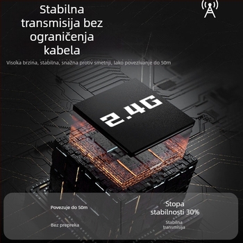 Bežični ručni mikrofon za kućni karaoke | sustav 1–na–2 | zamjenjiva baterija 500–800 mAh | trajanje baterije 8–12 h | SNR ≥70 dB | pokretna zavojnica