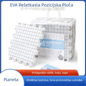 Ploča za pozicioniranje pletenja od EVA pjene – skup od 9 komada, Materijal EVA, Gustoća 38, Tisak prisutan, Marka Planet