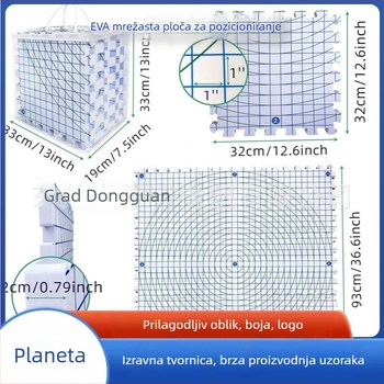EVA mrežasta ploča za pozicioniranje za tkanje, gustoća 38, tisak, 9 komada, Planet marka