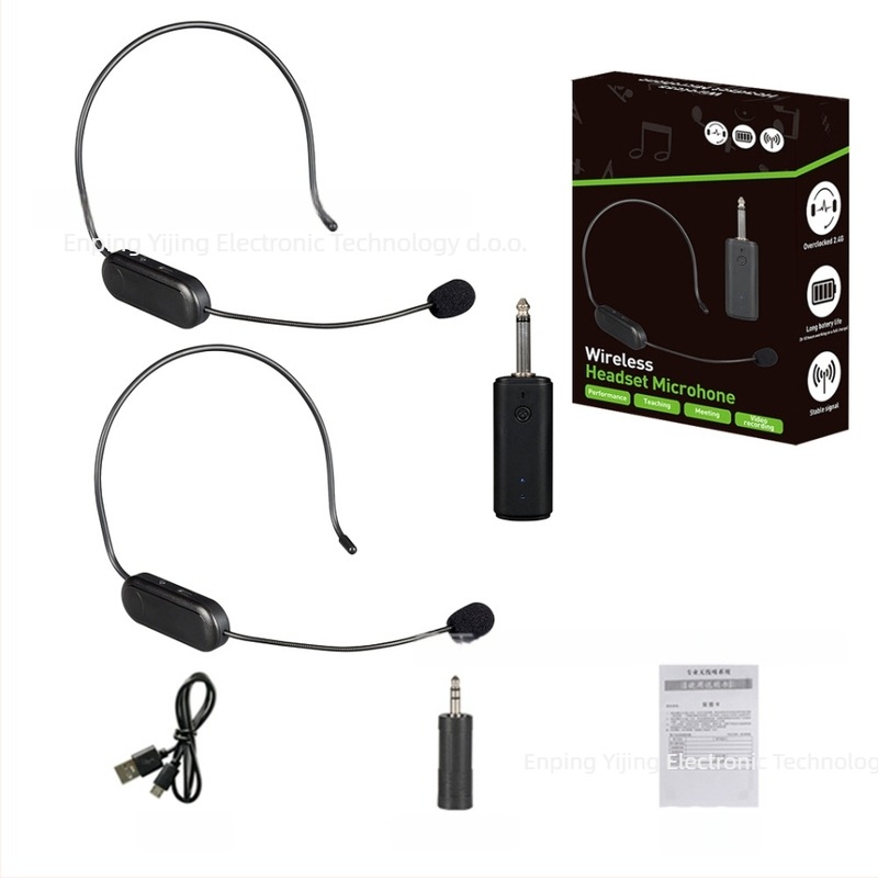 Lavalier headset mikrofon s ugrađenom baterijom, trajanje >12 sati, frekvencijski odziv 20 Hz–20 kHz, SNR ≥60 dB