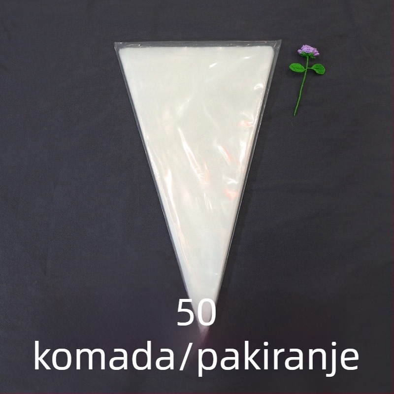 Debela prozirna vrećica za dekoriranje kremom, jednokratna, prehrambene kvalitete za ukrašavanje torti