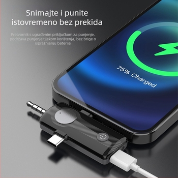MS11 Bežični lavalier mikrofon, Bluetooth 5.3, Ugrađena baterija 300–500 mAh, Trajanje baterije >12 h, SNR ≥95 dB, za snimanje i prijenos uživo