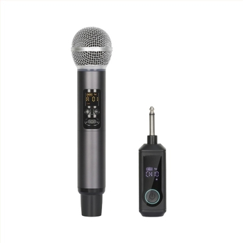 Bežični ručni mikrofon s dvostrukim prijemnikom i zvučnom kartom za kućni KTV, pozornicu i karaoke