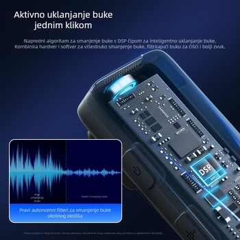 Bežični lavalier mikrofon za prijenos uživo | Ugrađena baterija • Bluetooth 5.3 • 20Hz-20kHz • SNR ≥70dB