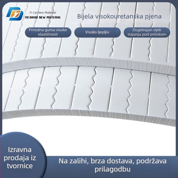 Ljepljene EVA pjene trake i die-cut jastučići u različitim veličinama (12x300x380 mm, 9x300x380 mm, 10x300x380 mm, 6x300x380 mm, 15x30x380 mm)