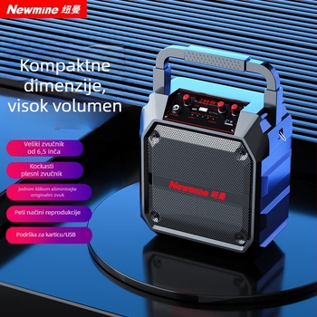 Newman K97 prijenosni Bluetooth zvučnik, 17W izlaz, ugrađena baterija 2000-4000mAh, Bluetooth 5.0, 100Hz-18kHz, domet oko 8 m