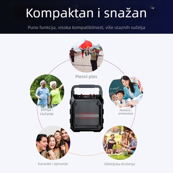 Newman K97 prijenosni Bluetooth zvučnik, 17W izlaz, ugrađena baterija 2000-4000mAh, Bluetooth 5.0, 100Hz-18kHz, domet oko 8 m