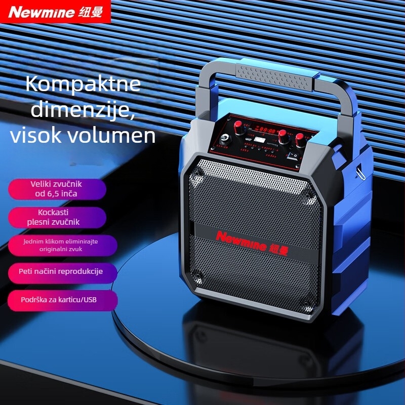 Newman K97 prijenosni Bluetooth zvučnik, 17W izlaz, ugrađena baterija 2000-4000mAh, Bluetooth 5.0, 100Hz-18kHz, domet oko 8 m