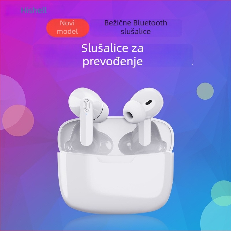 Ušne slušalice za prijevod, model Y113, Android, Bluetooth, doseg 5 m, višejezični prijevod