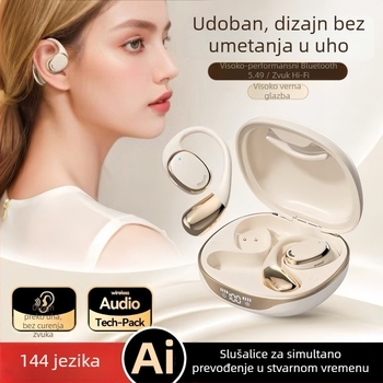 Slušalice za simultani prijevod M70 s prijevodom u realnom vremenu, AI smanjenje buke, Bluetooth, kompatibilne s iOS