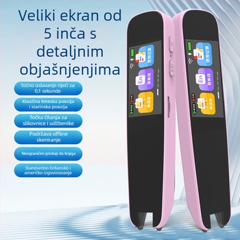 Pero za čitanje točaka sa skeniranjem i prijevodom - Model A9, 5V, punjiva Li-ion baterija