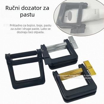 Ručni ekstruder za kremu za bojanje kose za salon; ručna uporaba; višestruka primjena za pastu za zube, pigment i sredstvo za čišćenje lica